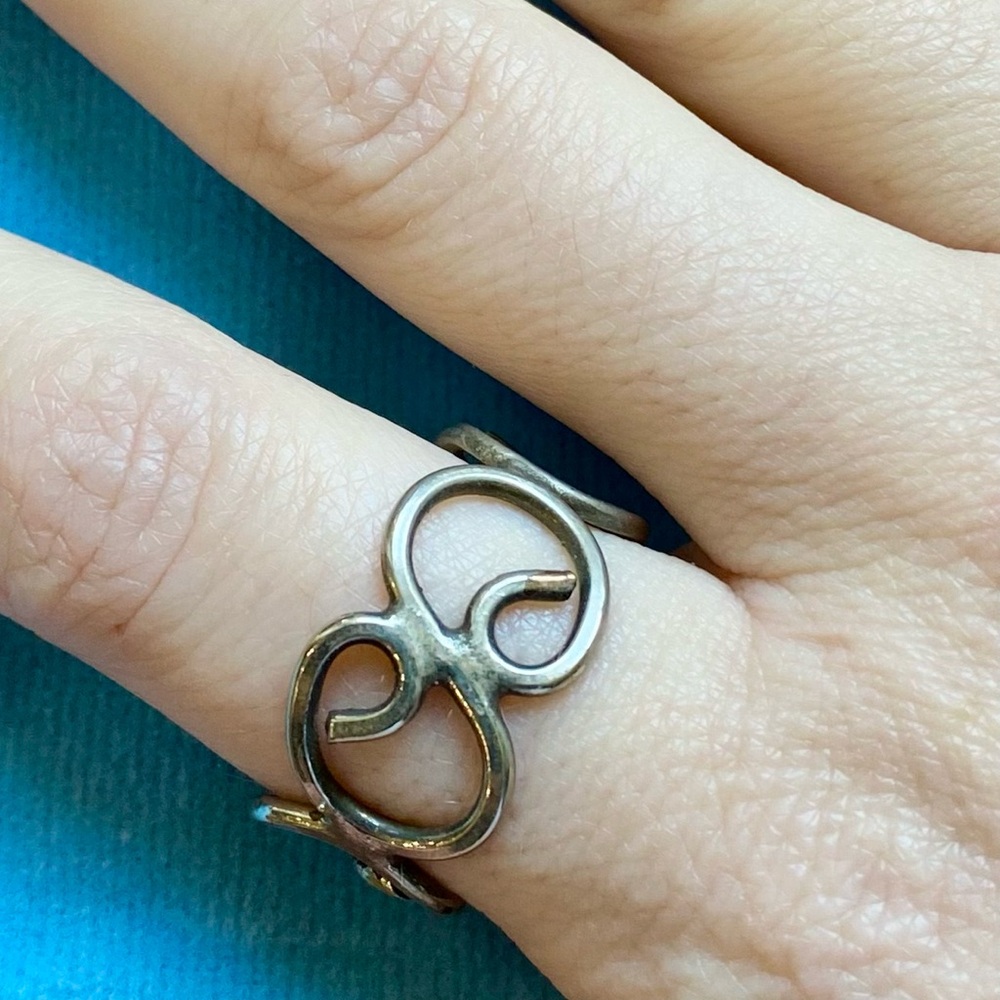 Sterling Silver Openwork Infinity Ring